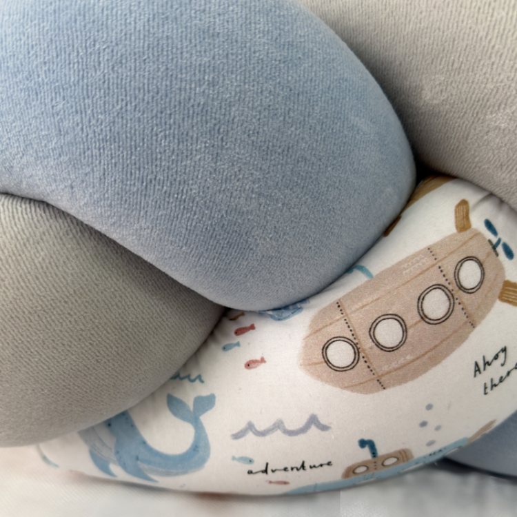 Πλεξούδα Προστατευτικό Κρεβατιού Μωρού