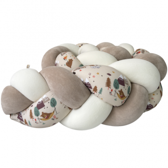 Πλεξούδα Προστατευτικό Κρεβατιού Μωρού