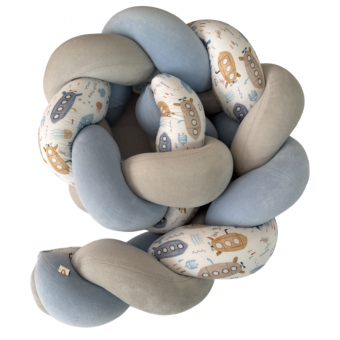 Πλεξούδα Προστατευτικό Κρεβατιού Μωρού