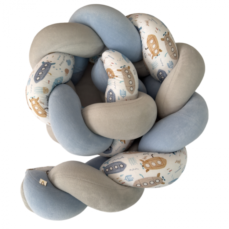 Πλεξούδα Προστατευτικό Κρεβατιού Μωρού